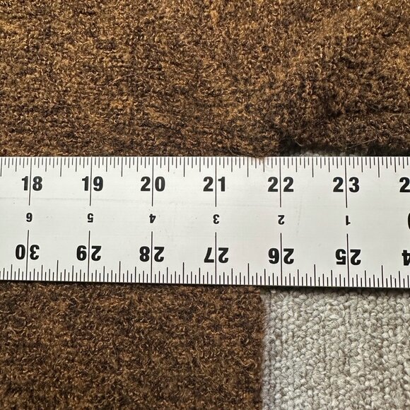 PrAna Vintage Brown Teddy Gorpcore Outdoors Sweater Men's Size Large - Picture 3 of 6